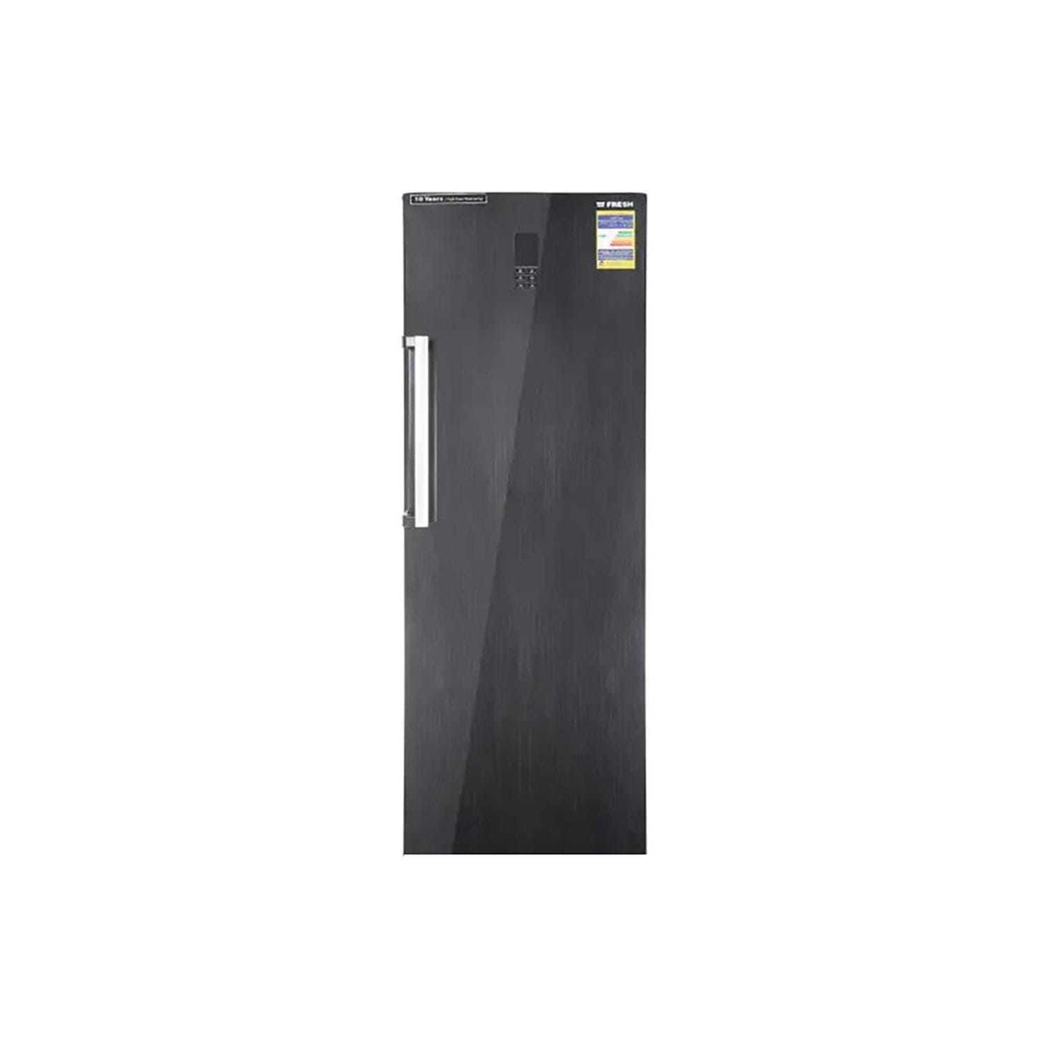Fresh FNU-MT300 Deep Freezer, No Frost, 7 Drawers, 230 Liters - Black