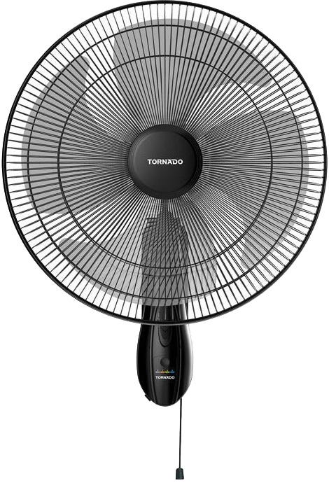 Tornado TWF-18 Wall Fan, 18 inch 3 speeds - Black