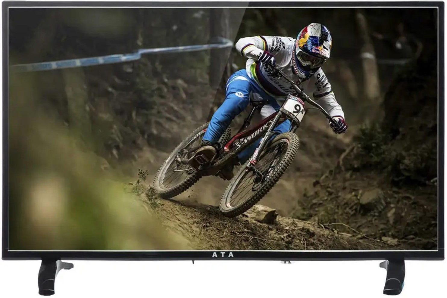 ATA D32A124 LED TV, 32 Inch HD - Black