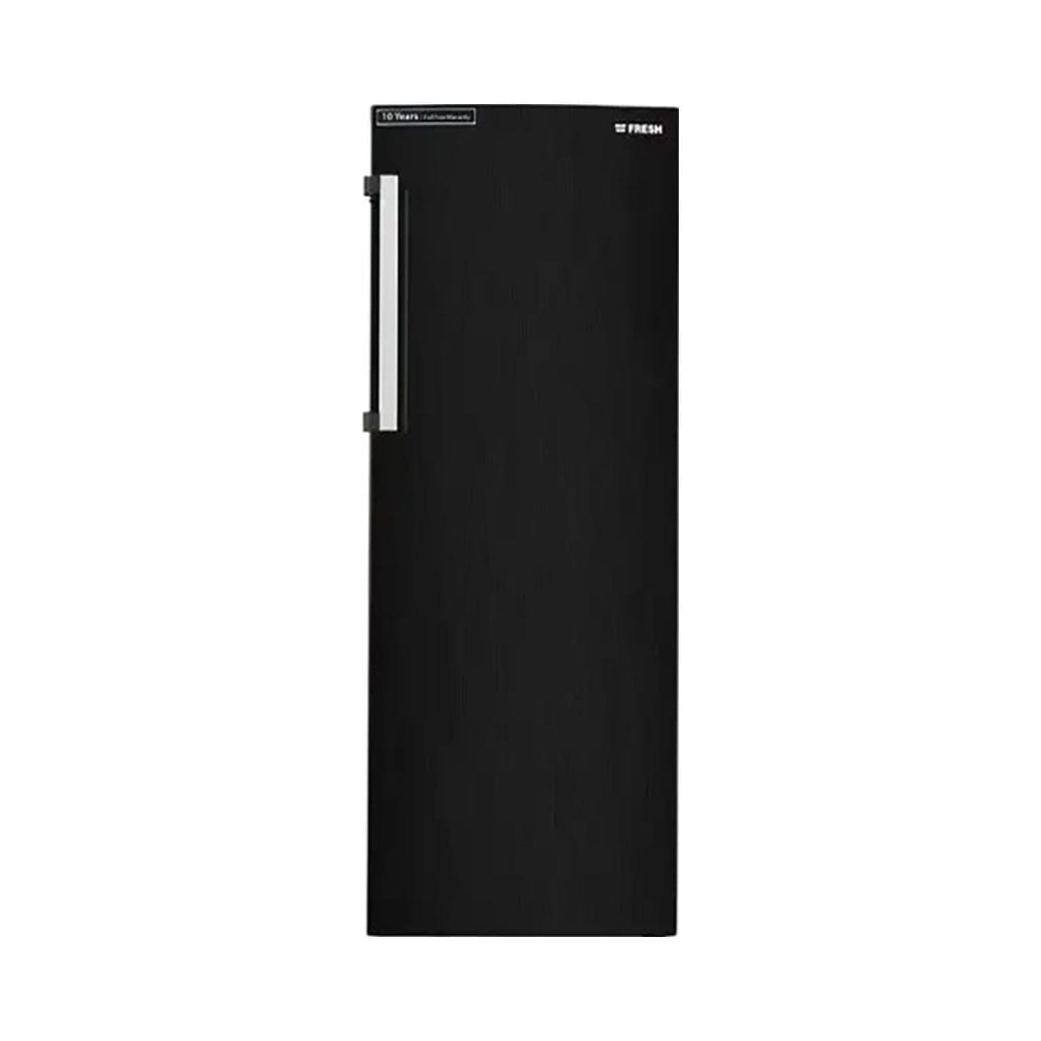 Fresh FNU-L250BC Upright Deep Freezer, 5 Drawers - Black
