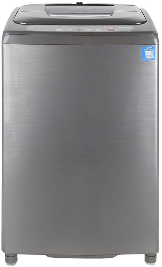 Toshiba AEW-8460SP Automatic Washing Machine, Top Load, 8 KG, Silver