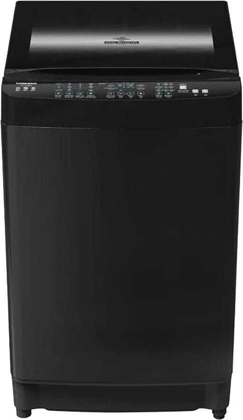 Tornado TWT-TLD15RDS Top Automatic Washing Machine, 15 KG, Inverter - Dark Silver