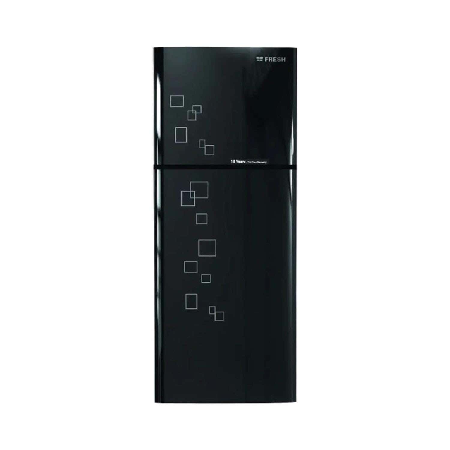 Fresh FNT-MR470YGQMI Freestanding Refrigerator, No Frost, 2 Doors, 397 Liters - Black