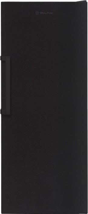 White Point WPVF323B No-Frost Upright Freezer, 226 Liter, 6 Drawers - Black