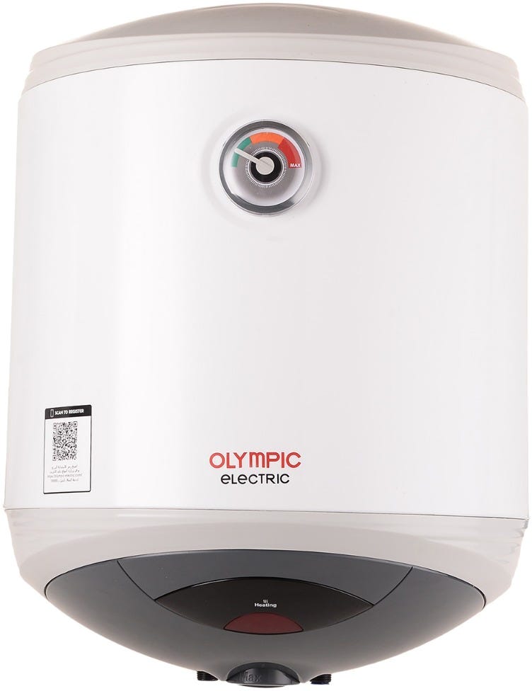 Olympic OYE05061WN Water Heater, 1500 watt, 50 Liter - White