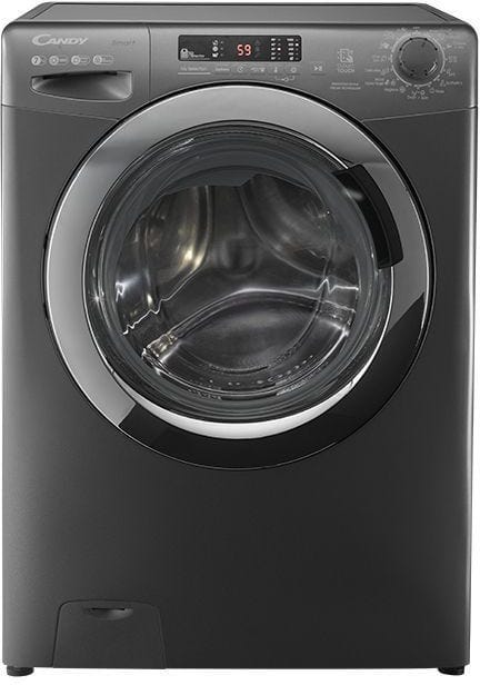 Candy CSS1072DC3R-ELA Full Automatic Washing Machine, 7 KG, 1000 RPM, Digital Display - Silver