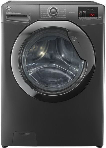 HOOVER H3WS173DC3R-ELA Washing Machine Fully Automatic, 7Kg, Smart, 1100 RPM - Silver