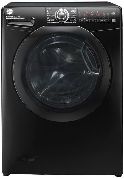 HOOVER H3WS17TMF3B-ELA Washing Machine Fully Automatic, 7Kg, Inverter Motor, 1100 RPM - Black