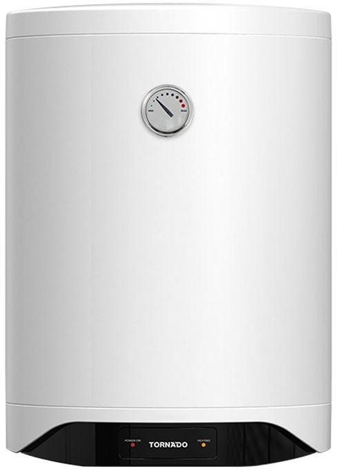 Tornado TEEE-50MW Electric Water Heater, 50 Liter, Enamel, LED Lamp - White