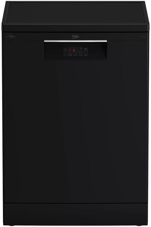 Beko BDFN15420B Freestanding Dishwasher, 14 Place Settings, 5 Programs, 60 cm, Intensive Clean - Black