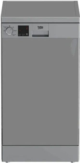 Beko DVS05020S Dishwasher, 45 cm, 10 Persons, LED Display - Silver