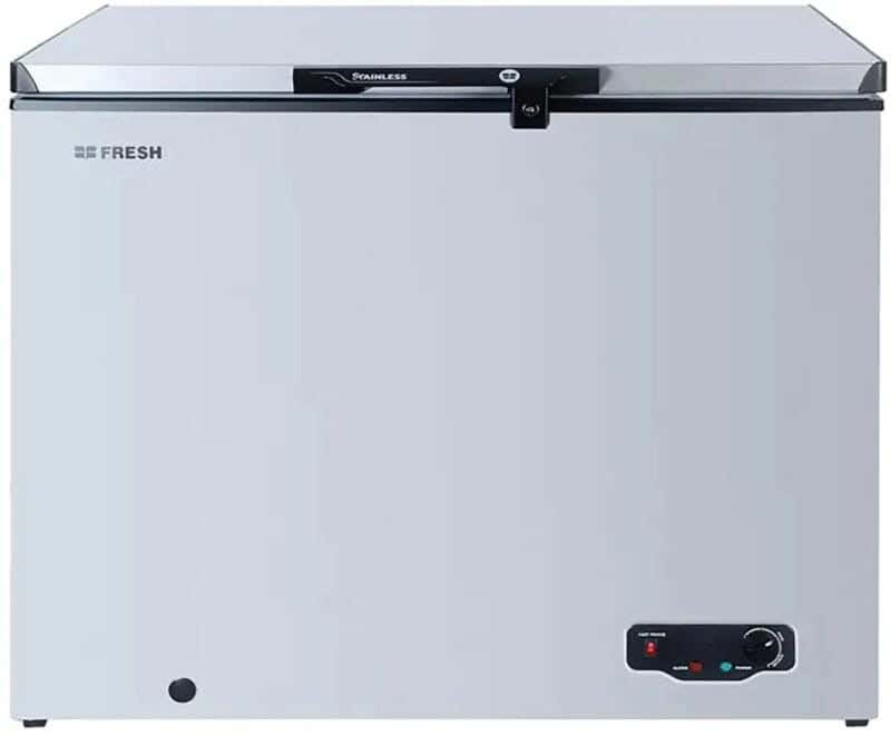 Fresh Extra FDF 330 Defrost Deep Freezer, 255 Liters - Silver