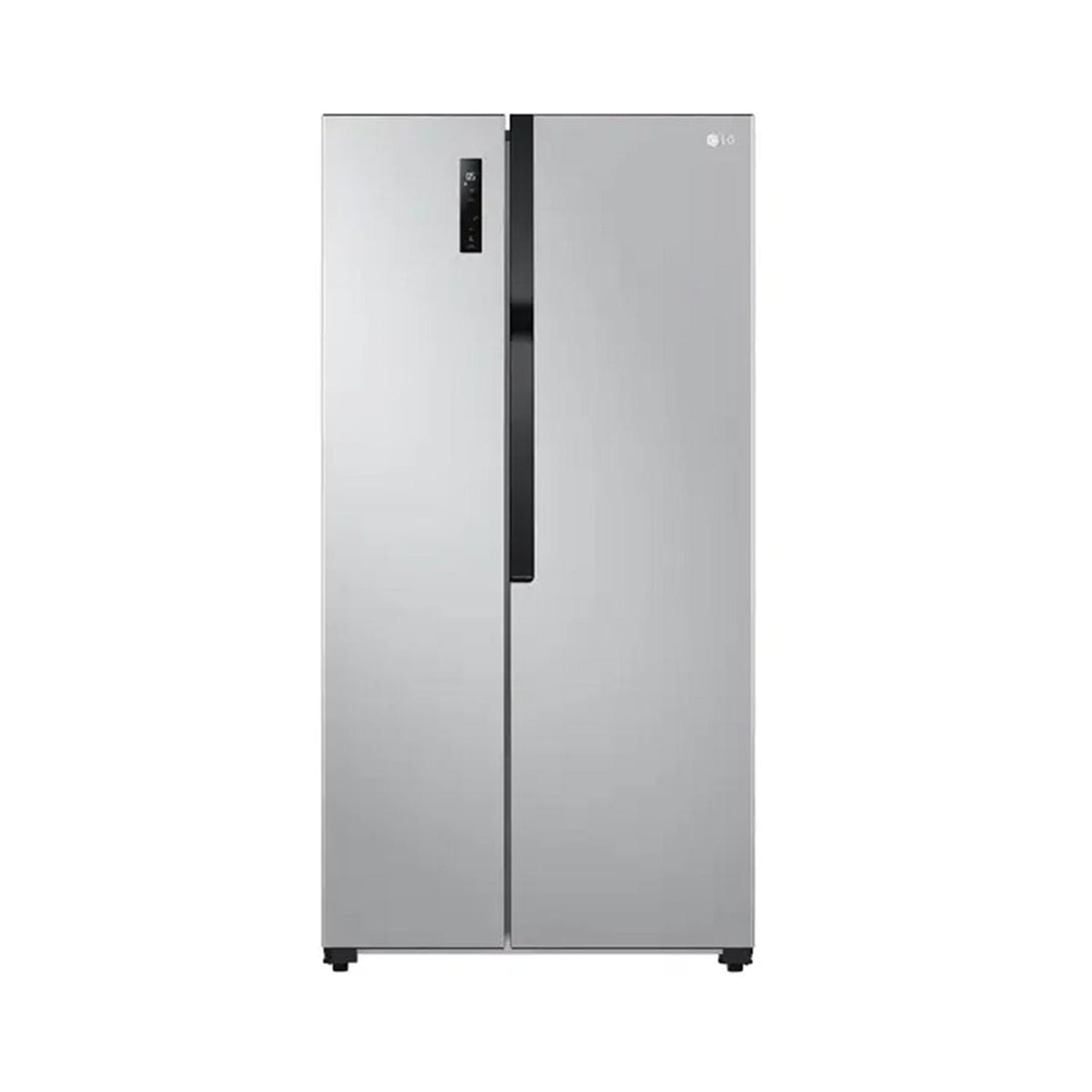 LG GCFB507PQAM Side By Side Refrigerator, 2 Doors, No Frost, Inverter 519 Liter - Silver