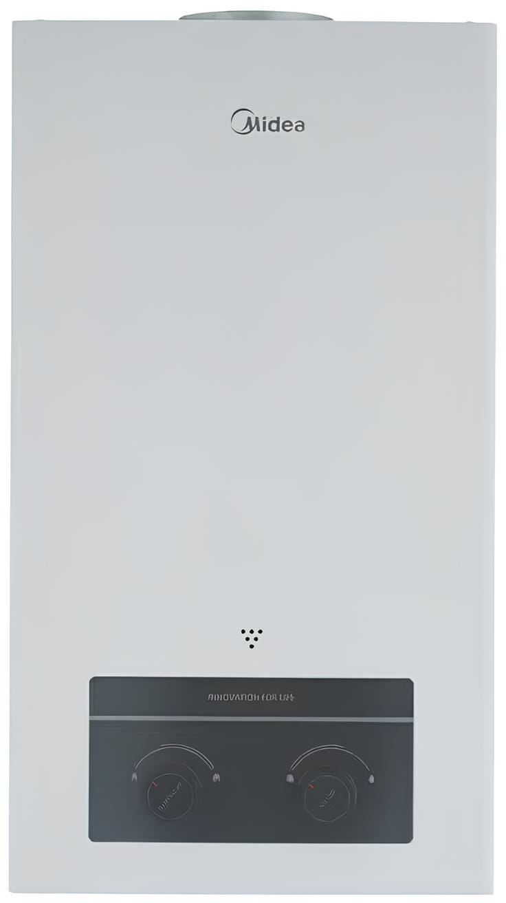 Midea JSD20-10DHSL Gas Water Heater, 10 Liters, with Chimney - White