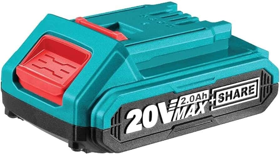 Total TFBLI20011 Lithium Battery Pack, 20 Volt, 2 Ampere - Turquoise