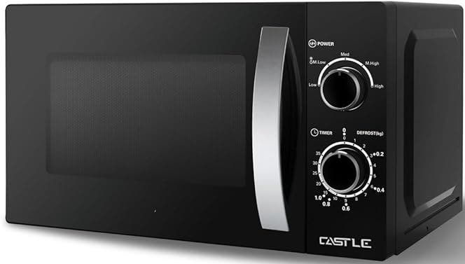 Castle MW 9030 Microwave, 20 Liter, 700 Watt - Black