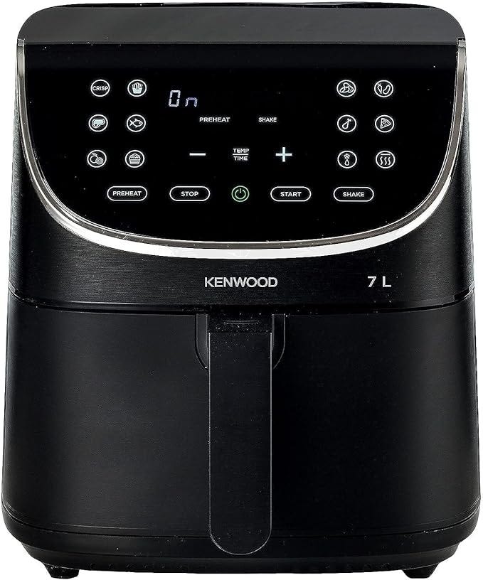 Kenwood HFP80.000BK Air Fryer, 1800 Watt, 7 Liter - Black