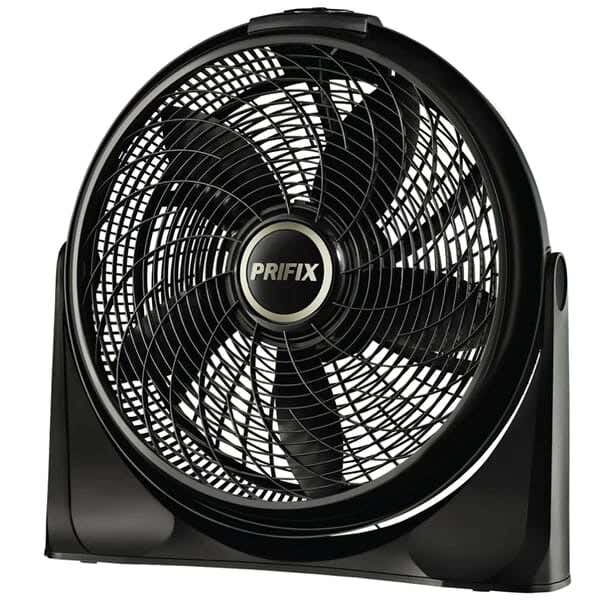 Perfix Express Cfe-121 Circular Box Fan, 21 Inch, 5 Blades - Black