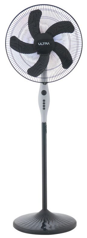 Ultra UFS18E2 Stand Fan, 18 Inch, 3 Speeds - Black Grey