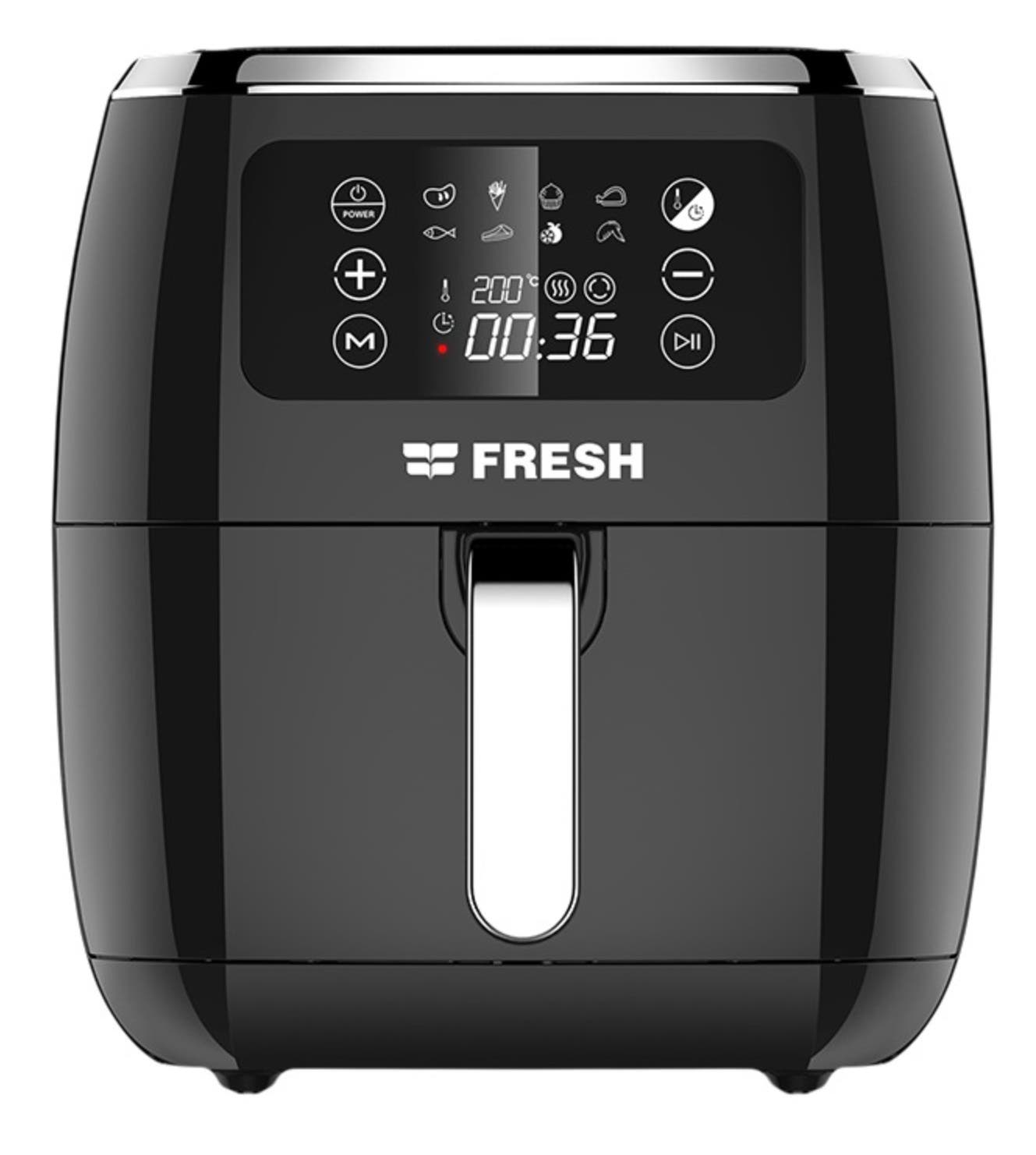Fresh AFF-1800B Digital Air Fryer, 7 Liter, 1800 Watt - Black