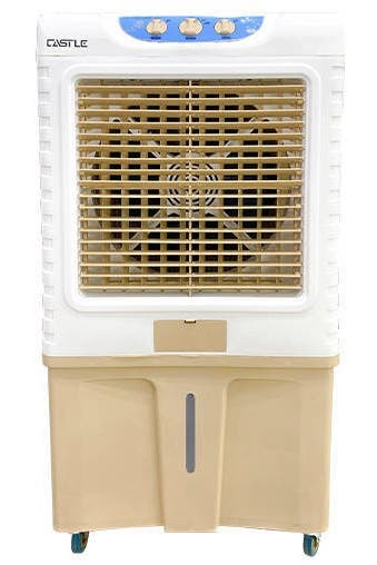 Castle AC1090 Air cooler, 90 Liter, 3 Air Flow Levels - White Beige