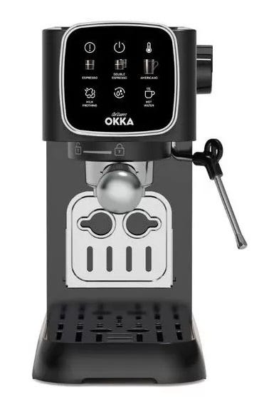 Get Okka ok0034-05 Espresso Machine, 15 Bar, Digital Display - Black ...