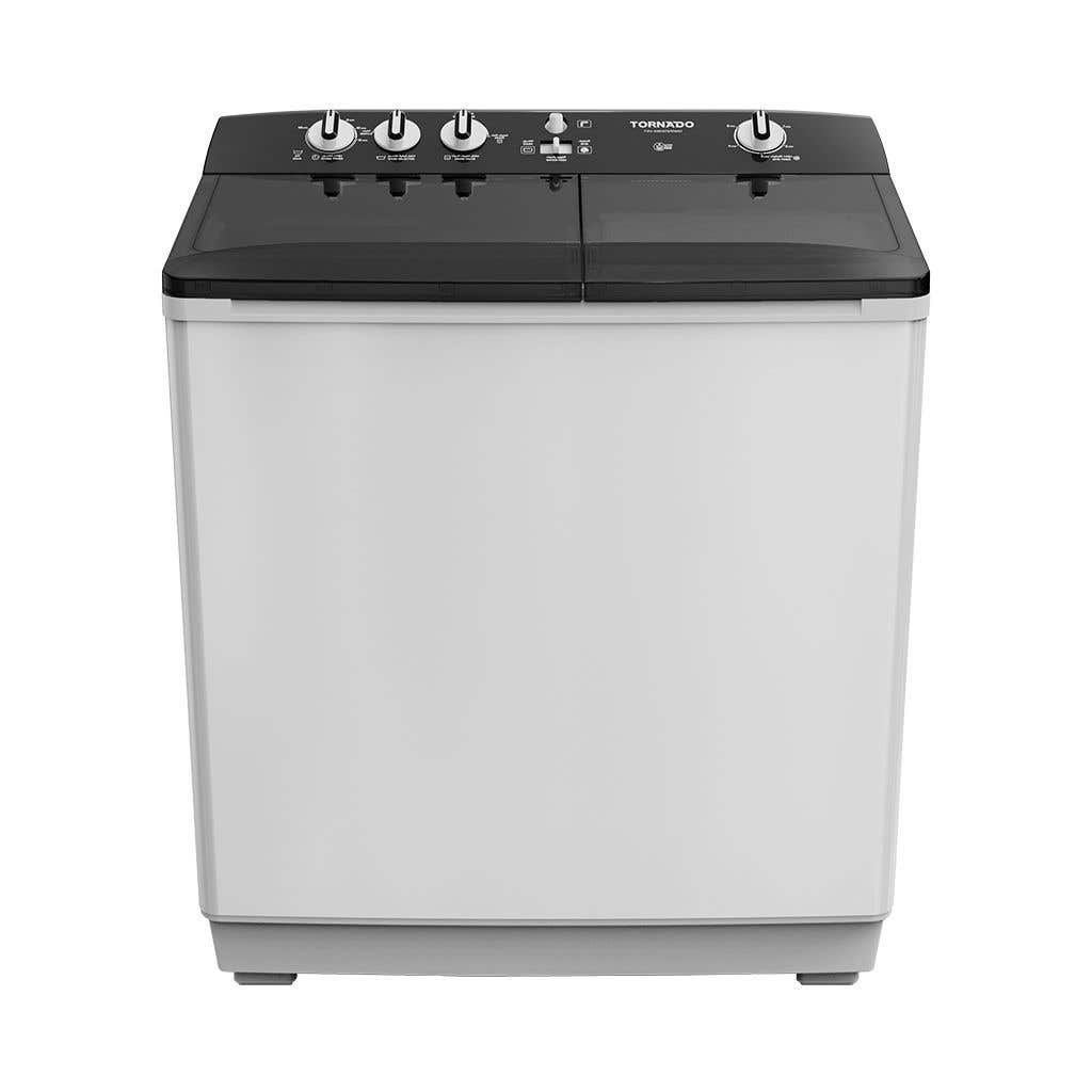 Tornado Washing Machine TVH-HM12TS(WK), Semi-Automatic, 12 kg - White Black