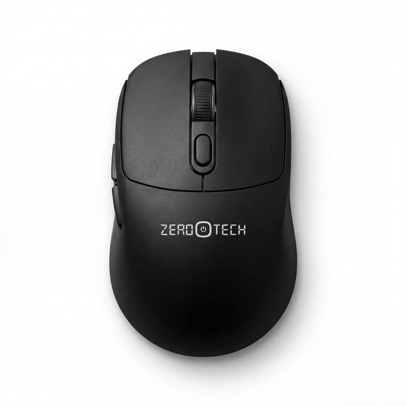 ZeroTech ZPCM-WWLIB Mouse, Wired & Wireless, Bluetooth, 300mAh - Black