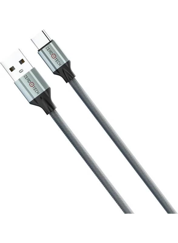 ZeroTech ZPCC-C301H Charging Cable, Type-C, 30W, Fast Charging - Gray