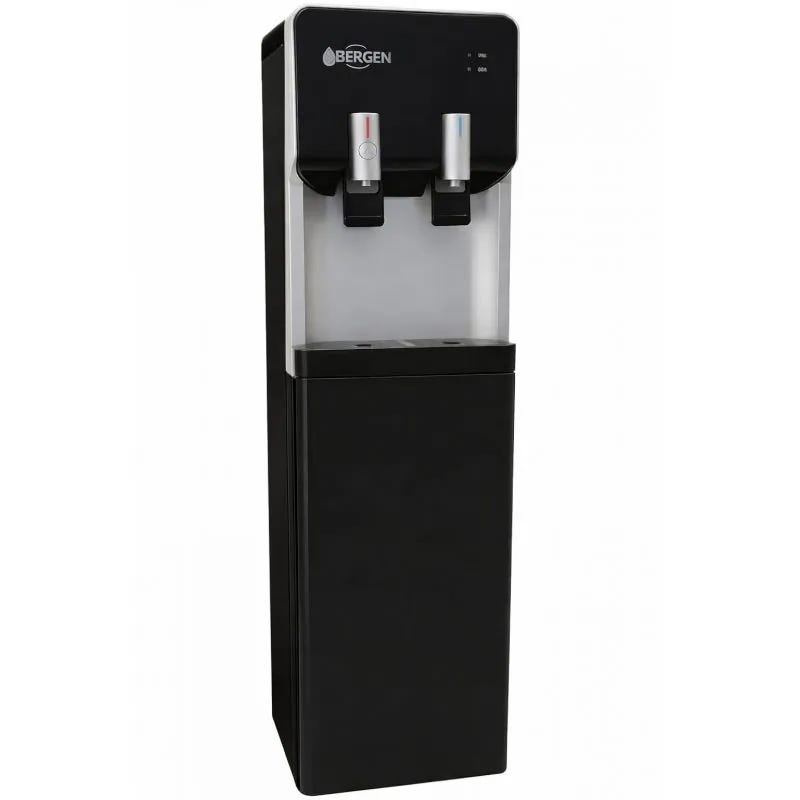 Bergen BY-520 Water Dispenser, Top Loading, 2 Taps, Hot & Cold - Black