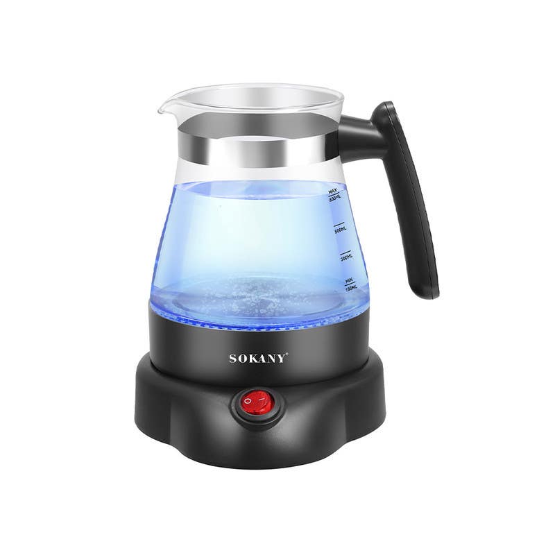 Sokany SK-09045 Coffee Kettle, 600W, 800ml - Black