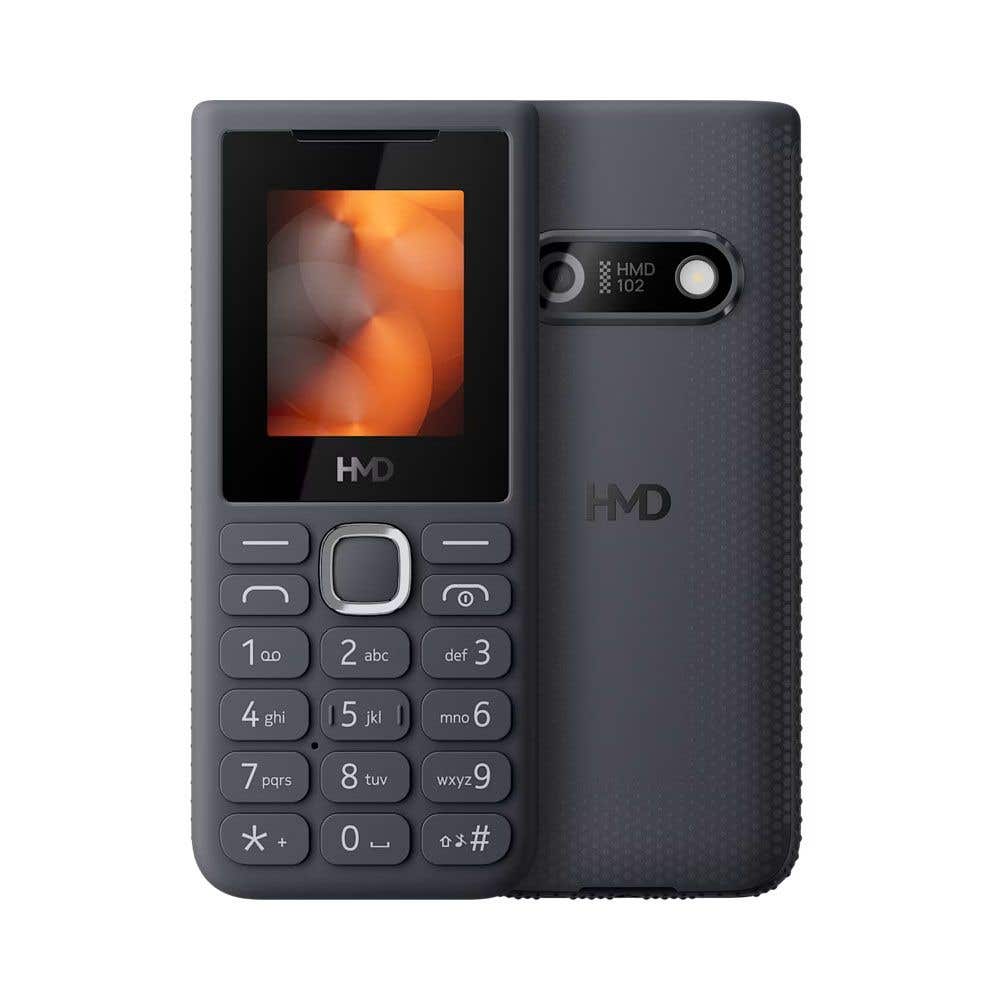 HMD 102TA-1765 Mobile, Dual SIM, 1.7 Inch - Gray