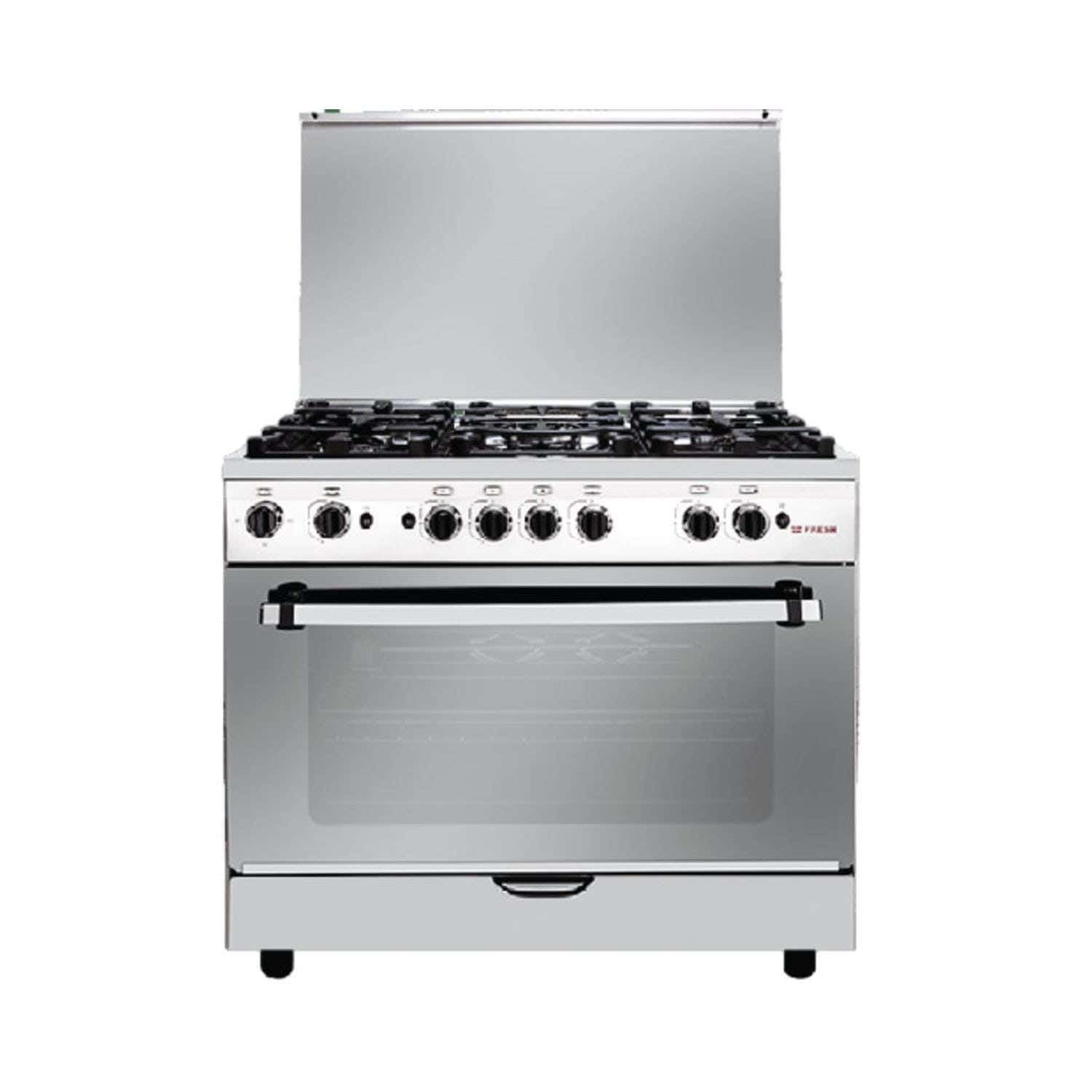 Fresh High Cast Cooker, With Fan, 60×90 cm - Silver