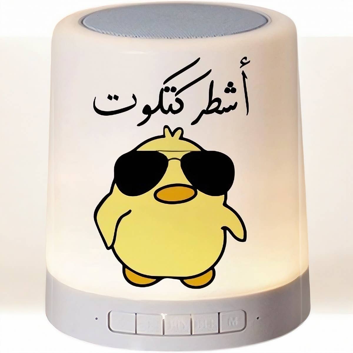 Plastic Bluetooth Speaker, Double Sided Printing, Shape 16, 100 Watts - White