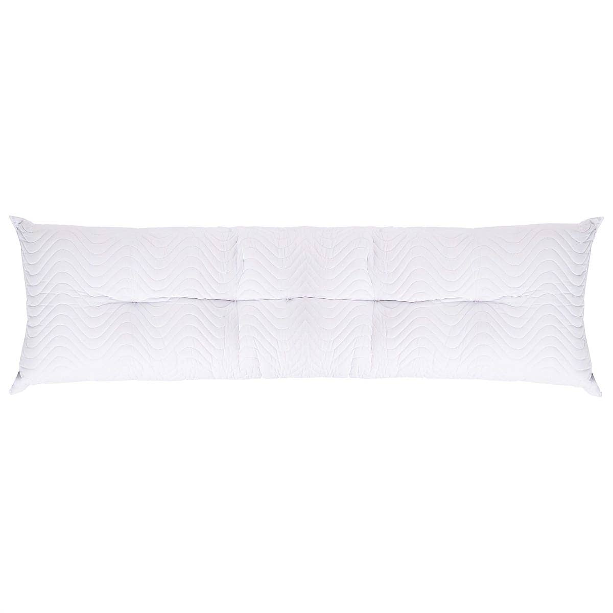 For Bed Fiber Long Pillow, 150 x 45 cm - White