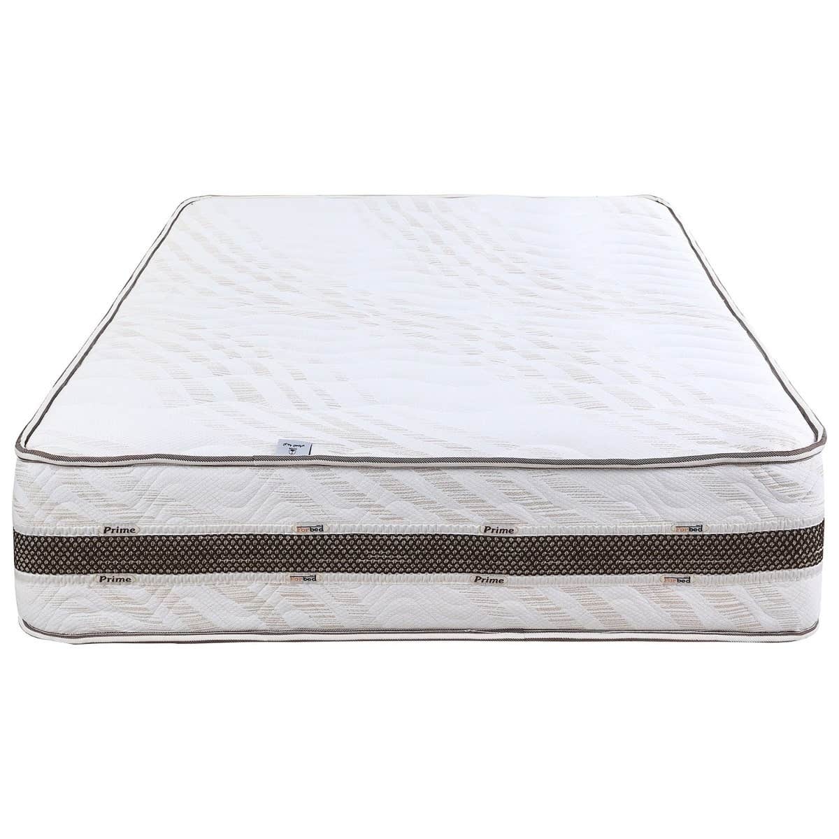 For Bed Prime Mattress, 195×120 cm, Height 30 cm, Separate Coils - White