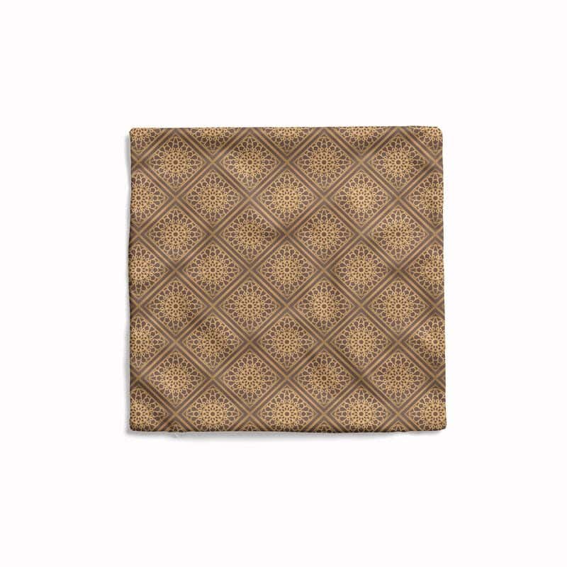 Velvet Cushion , 40×40 cm - Brown