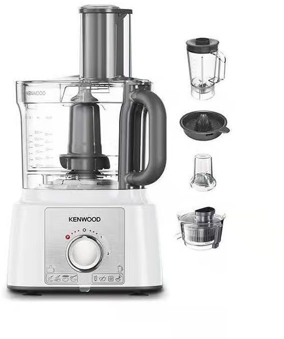 Kenwood Food Processor, 1000 Watt, Fdp65.750Wh - White Black