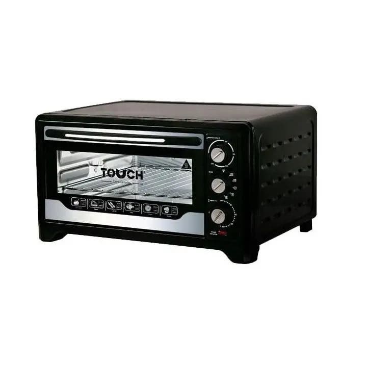 Touch El Zenouki 40617 Electric Oven, 2000 Watt, 45 Liter - Black