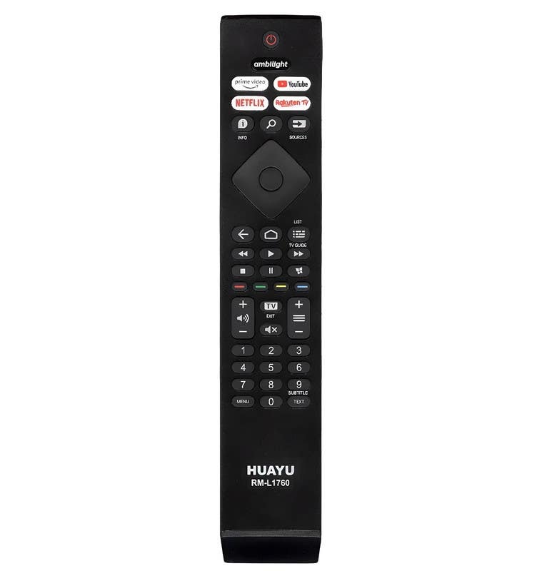 Huayu Remote Control, Compatible with Philips Prima - Black