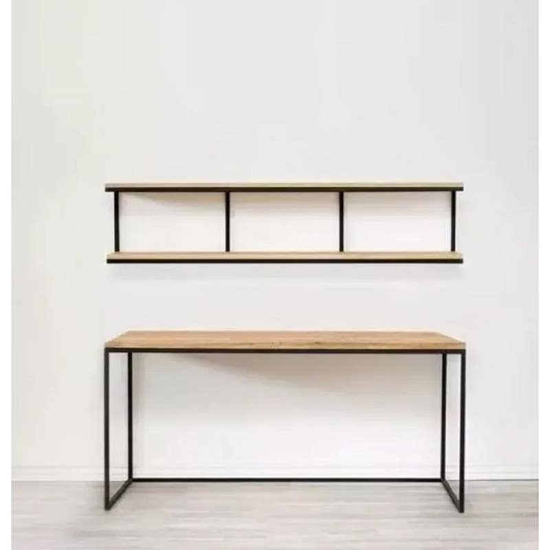 Metal Desk, 75x60x110 cm - Black