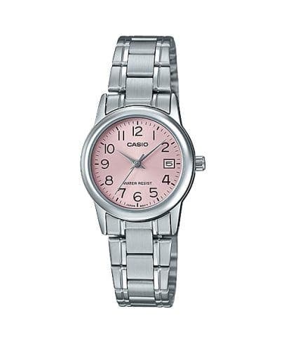 Casio LTP-V002D-4BUDF Analog Dial Metal Band, Watch for Women – Silver