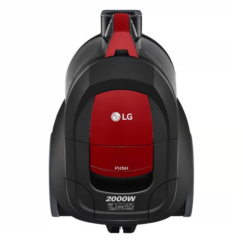 LG VC5420NNTR Canister Vacuum Cleaner, 2000 Watt, 1.3 Liter Capacity - Red