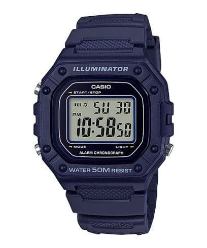 Casio MW-240-4BVDF Digital Casual Watch for Men, Resin Band - Grey