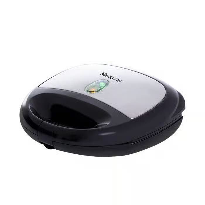 Mienta SM27809A Sandwich Maker, 750 Watt - Black Silver