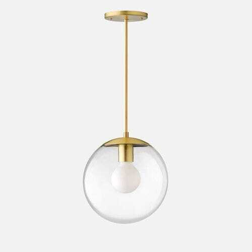 Ceiling Chandelier, 40×15 cm, 1 Lamp - Gold