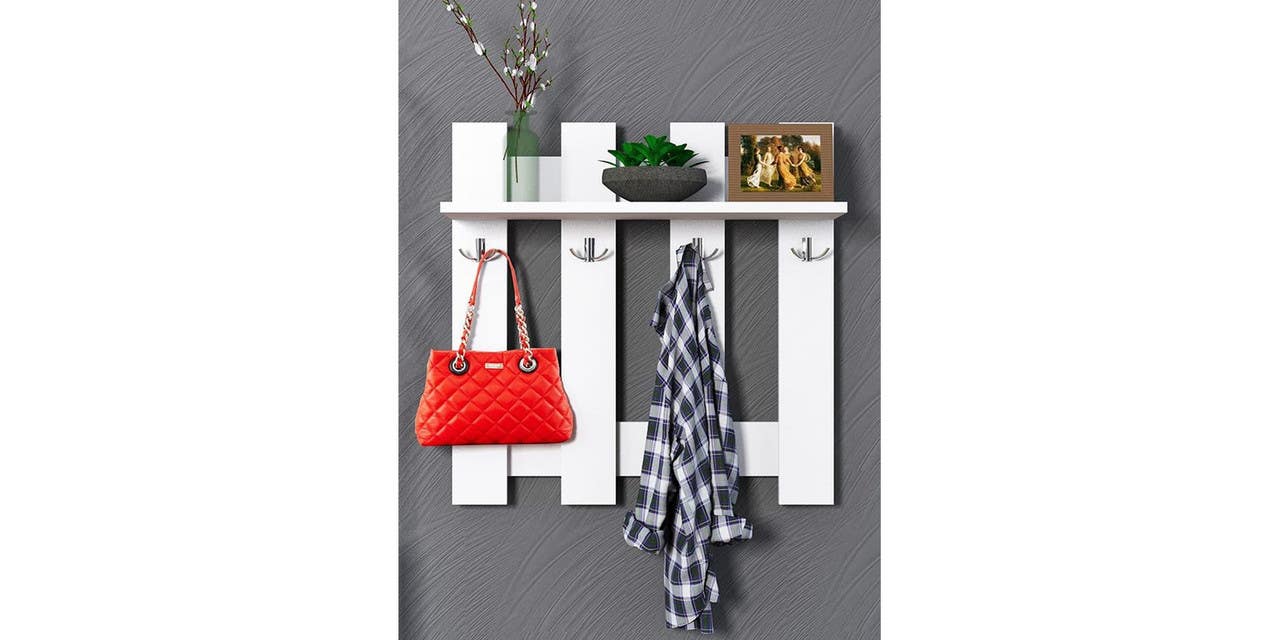 Stand Bookshelves, 70×60×15 cm - White