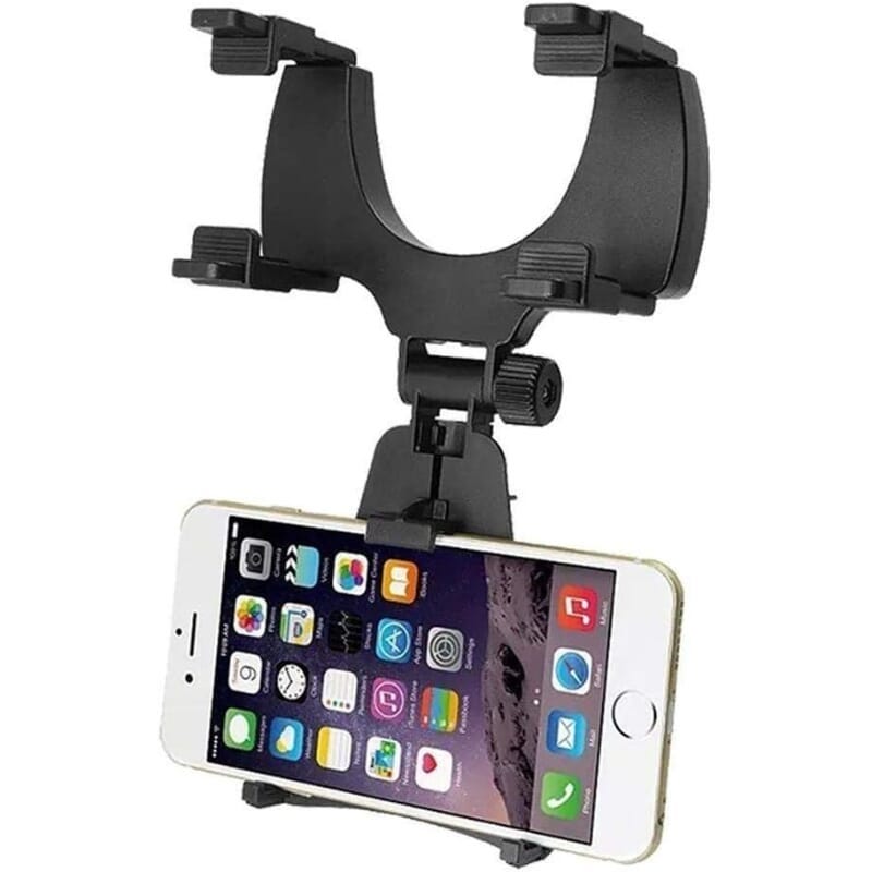 I-Mount Plastic Mobile Phone Holder, Compatible With All Models - Black
