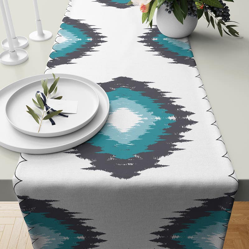 Velvet Runner Dinner Tablecloth, 45×150 cm - Multicolor