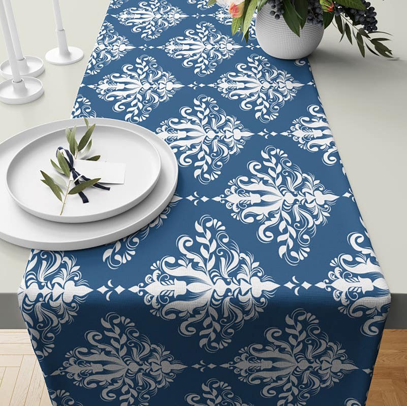 Velvet Runner Dinner Tablecloth, 45×150 cm - Multicolor